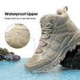 thumbnail image 3 of Botas de senderismo NORTIV 8 Paladin impermeables para hombre, talla 40, color arena, 3 of 3