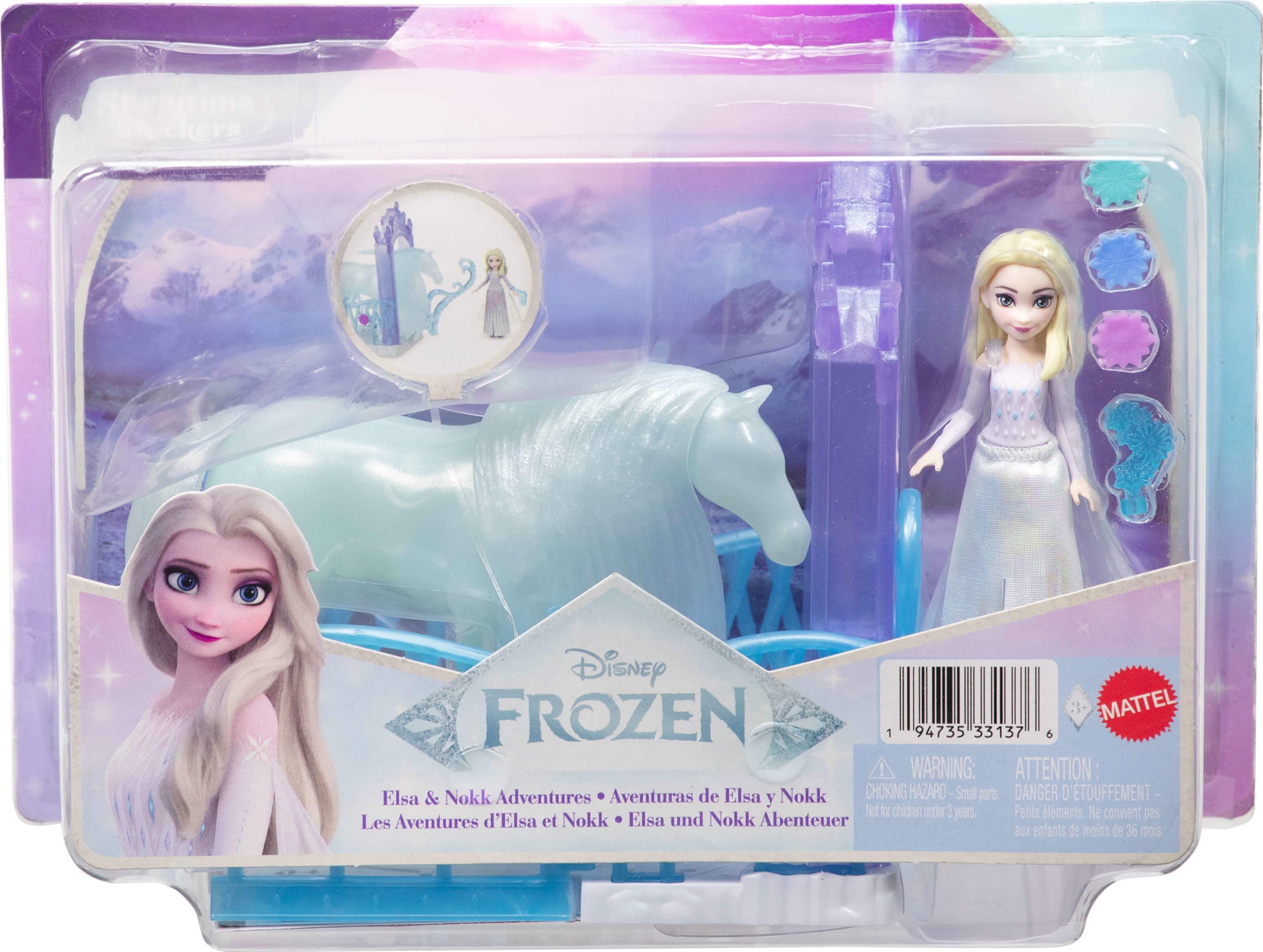 Disney Princess Disney Frozen Storytime Stackers Set w/ Small Doll, Horse or Companion & Accessories