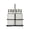 Clear-2, variant on Glass Salt and Pepper Shakers Set with Holder - Modern Kitchen Decor, Dining Table Countertop Accessory - Clear Salt and Pepper Set with Caddy for Restaurants, Farmhouse Decor