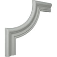 thumbnail image 2 of 8 3/4"W x 8 3/4"H, Claremont Panel Moulding Corner (matches moulding PML01X00CL), 2 of 7