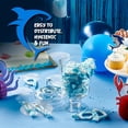 thumbnail image 2 of 50 Shark Candy Bracelets, Cool Blue Candy for Under the Sea and Baby Shark Party Favors, Decorations and Goody Bag Fillers, Individually Wrapped In a Convenient Display Tub, Pack of 50, By 4YoreElves, 2 of 7