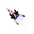 thumbnail image 1 of Muñeco de Navidad para el día de la independencia, adornos navideños para el hogar, adorno navideño, juguete LED de Navidad, adorno artesanal Kits de decoración para fiestas estrella de cinco puntas Bearachild HA005736-01, 1 of 6