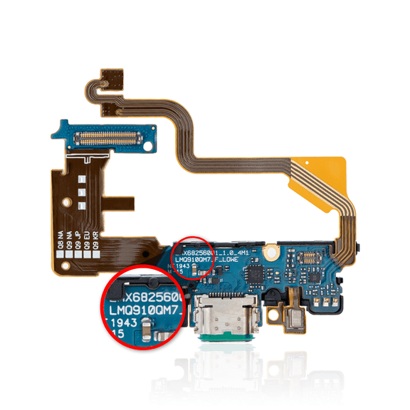 Replacement Charging Port Flex Cable Compatible For LG G7 One (LMQ910QM7 / Version 1.0)