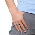 thumbnail image 3 of Bagues de Mariage pour Femmes Homme Bling CZ Incrustation de Pierre Alliance Promesse Amour, 3 of 4