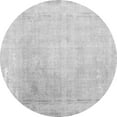 thumbnail image 1 of Ahgly Company Indoor Round Abstract Gray Contemporary Area Rugs, 5' Round, 1 of 1