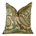 thumbnail image 4 of Thomas Collection Red Cream Blue Paisley Throw Pillow - 11064, 4 of 4