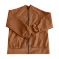 thumbnail image 5 of Bomber Jacket Women Long Sleeve Faux Suede Casual Zip Up Jacket Lightweight Fall Coat Outerwear Streetwear, 5 of 5