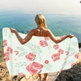 thumbnail image 5 of FAMTKT Microfiber Beach Towel Super Lightweight Colorful Bath Towel Sandproof Beach Blanket Multi-Purpose Towel for Travel Swimming Pool 30x60 Inch, 5 of 7