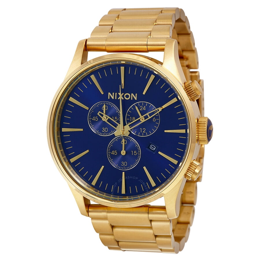 nixon sentry chrono all gold 42mm