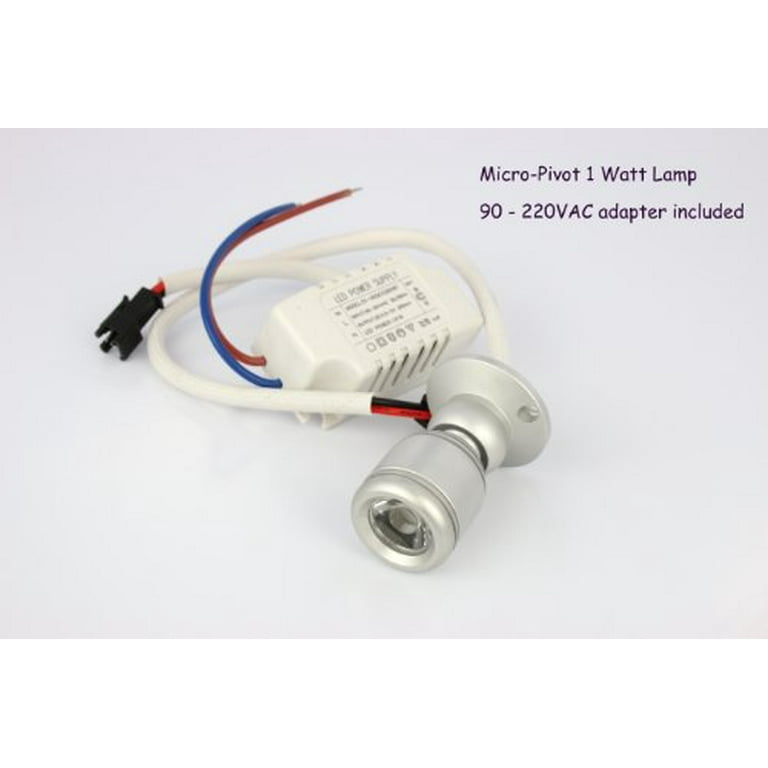 Camel Perfervid write a letter Micro Pivoting LED Spotlight - 1 Watt High Power LED Lamp - Tiny Size, Silver Housing, Cool White LED - Walmart.com Camel Perfervid write a letter Micro Pivoting LED Spotlight - 1 Watt High Power LED Lamp - Tiny Size, Silver Housing, Cool White LED - Walmart.com