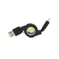 thumbnail image 5 of Power Wire Retractable Cable with USB-C Adapter for LG Premier Pro Plus (L455DL) - Fast Charger Cord Sync Black, 5 of 6