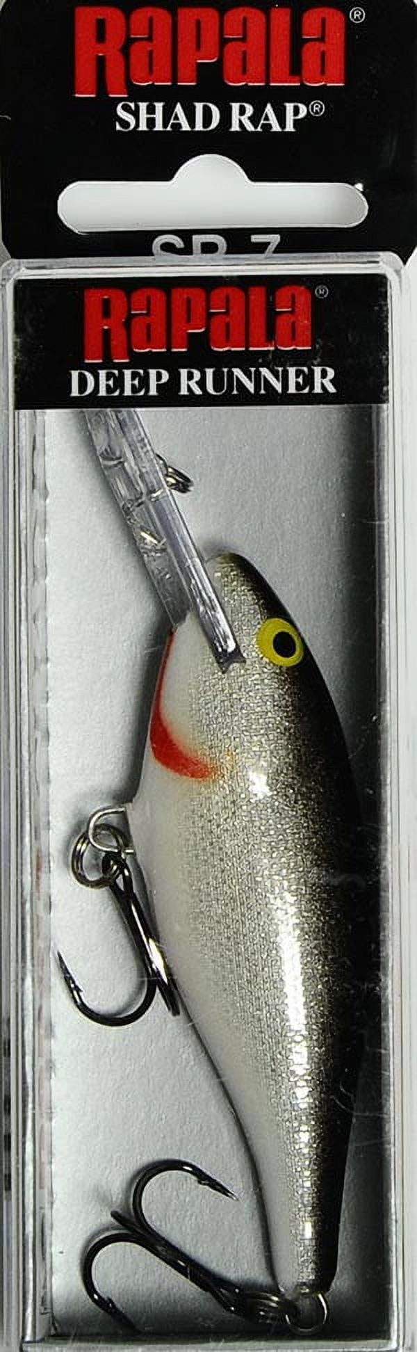 (4 pack) Rapala Shad Rap 07 Silver