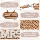 thumbnail image 4 of Bolso tejido a mano Straw Bride con diseño de letra rosa Mrs., 4 of 6