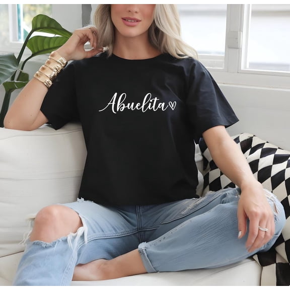 Abuelita T-Shirt: Grandma Gift, Pregnancy Announcement All Size S-5Xl
