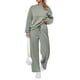 thumbnail image 1 of Conjunto de Chándal PRETTYGARDEN 2 Piezas para Mujer Conjunto de Descanso Verde Claro Talla S, 1 of 9