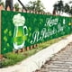 thumbnail image 2 of Injueey Bandera verde multifuncional de las decoraciones del día de San Patricio para los suministros del partido Bandera del día de San Decoración del hogar, 2 of 6