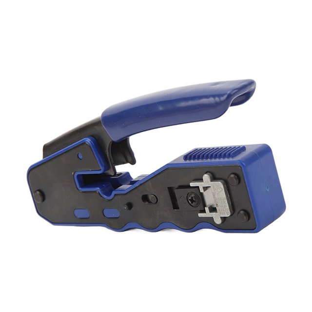 Ethernet Wire Cutter Crimper, Pass Through Crimper Easy Operation For Cable Production
