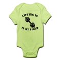 thumbnail image 1 of CafePress - Lifting Is In My Blood Body Suit - Baby Light Bodysuit, 1 of 1