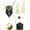 Shaft length 22.5mm, variant on Silents Quartzs Clock Motor with Pendulums and Chimes Features 3Sets Of Hands for Wall Clocks