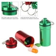 thumbnail image 3 of OUNONA 6pcs Waterproof First Aid Container Pill Holder Keychain Pill Case (Black & Red & Blue & Silver & Orange & Green), 3 of 6