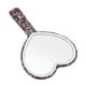 thumbnail image 1 of Mirror de Mano de Dhinestone, Deslumbrante Lindo Espejo de Corazón de Diamantes de Diablo de Diamantes de Diablo., 1 of 7