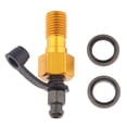 thumbnail image 1 of Cylinder Brake Caliper 10mm 1.25mm Banjo Bolt Bleed Screw Gold, 1 of 7