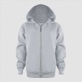 thumbnail image 2 of zuwimk Toddler Fleece Jacket - Weather Resistant Polar Fleece Lined Full Zip Boys Winter Coat - Cozy Hooded Kids Winter Jacket(4-5 Years,Grey), 2 of 7