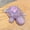 Baby Turtle (purple-yellow-rose pink), variant on Cartoon Flowing Sand Turtle Pair-Up Giant Cute Turtle Macaron Ornament