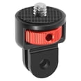 thumbnail image 1 of SUTENGDA Aluminum Alloy Two-card Slot 1/4 inch Screw Tripod Adapter 360Rotating Mount Holder For  For Insta360, 1 of 8