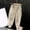 Beige, variant on ZZwxWA Toddler Clothes Boys and Girls Baby Corduroy Pants Loose Warm Tapered Elastic Waist Jogger Baby Pants