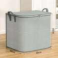 thumbnail image 4 of Shoreew Wardrobe Storage Bag Zipper Closure with Handle Clothes Storage Basket Closet Organizer Housemoving Package Duvet Cover Bed Sheets Storage Case, 4 of 6