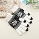 thumbnail image 4 of Guantes de invierno Guantes de pantalla táctil Guantes de nieve navideños Guantes de punto cálidos Guantes para mensajes de texto Varios colores Caqui, 4 of 5