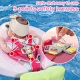 thumbnail image 3 of 3 Swim Method Add Bed More Comfortable Mambobaby Float with Tail and Canopy Non-Inflatable Baby Swim Float Mambo Float Smart Swim Trainer Infant Swim Pool Float Swim Ring for, 3 of 8