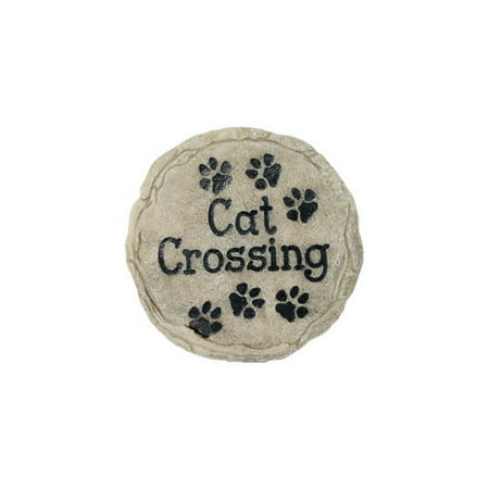SPOONTIQUES 13340 9 STEPPING STONE  CAT CROSSING