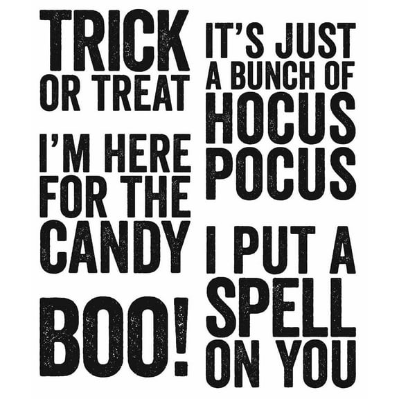 Tim Holtz Cling Stamps 7"X8.5"-Bold Frights