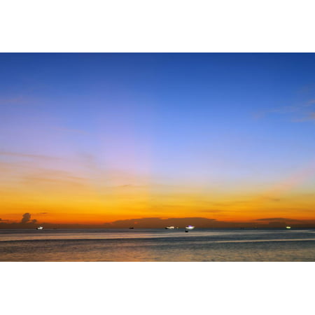 Sunset at Long Beach, Phu Quoc Island, Vietnam, Indochina, Southeast Asia, Asia Print Wall Art By Christian