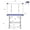 Blue, variant on Heavy Duty 36 Folding Dog Grooming Table Stainless Steel Pet Cat Grooming Table with Adjustable Arm, 300lb Capacity, Blue