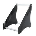 thumbnail image 2 of Organiseur de Disques en Acrylique, Gain de Place Élégant, pour Collection de Musique Album, avec 12 Emplacements Support de Rangement pour Disques, Support d'Accès, 2 of 8