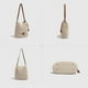 thumbnail image 3 of Bandolera LEIDAXIA de algodón tejido a mano a ganchillo beige para mujer, 3 of 8