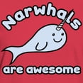 thumbnail image 3 of CafePress - Narwhals Are Awesome Women's Dark T Shirt - Women's Traditional Fit Dark T-Shirt, 3 of 4
