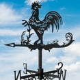 thumbnail image 1 of 19.5in Metal Rooster Weathervane  Chicken Wind Vane Stainless Steel Rooster Wind Direction Indicator Anti-Aging Rooster Weathervane Decorative Chicken Wind Vane Ornamen, 1 of 9