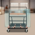thumbnail image 4 of 2200lbs Upgrade Heavy Duty Folding Drywall Cart Adjustable Height Panel Dolly+4 Wheels, 4 of 19