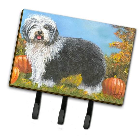 Old English Sheepdog Ocotoberfest Leash or Key Holder
