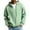 03#Mint Green, variant on Quarter Zip Hoodie Men Cable Knit Zipper Hooded Long Sleeve Sweatshirt Men's Casual Solid Color Sweatshirts Gray L