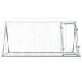 thumbnail image 3 of vidaXL Rabbit Hutch Silver 200x105x91 cm Galvanised Steel, 3 of 5