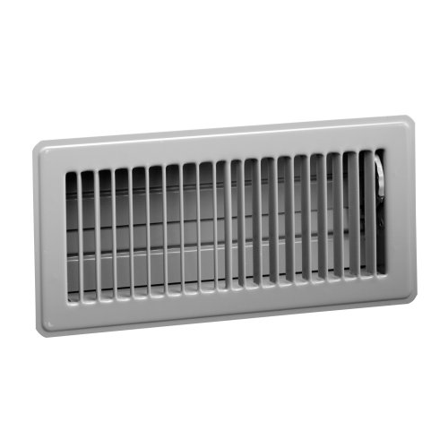 AMERICAN METAL PRODUCTS 413W4X12R 4x12 White Floor Register Walmart