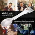 thumbnail image 1 of Fugacal Camping Utensil, Multifunction Spoon Fork, Multifunction Outdoor Activities For Camping, Hiking, Backpacking, Boating, 1 of 8