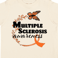 thumbnail image 4 of Inktastic Multiple Sclerosis Awareness Butterfly Ribbon Boys or Girls Toddler T-Shirt, 4 of 5