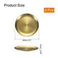 thumbnail image 2 of 8 piezas de Platos de Acero Inoxidable de 10 Pulgadas para Platos Principales, Tono Dorado, 2 of 6