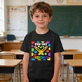 thumbnail image 2 of First Day of Preschool Shirt 2025-2026 Boys Kids & Kids 100% Cotton Soft Tshirt Black,Size 3 T, 2 of 9